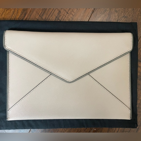 Neutral Clutch. Authentic Rebecca Minkoff Envelope Clutch. Like New. - Picture 1 of 4